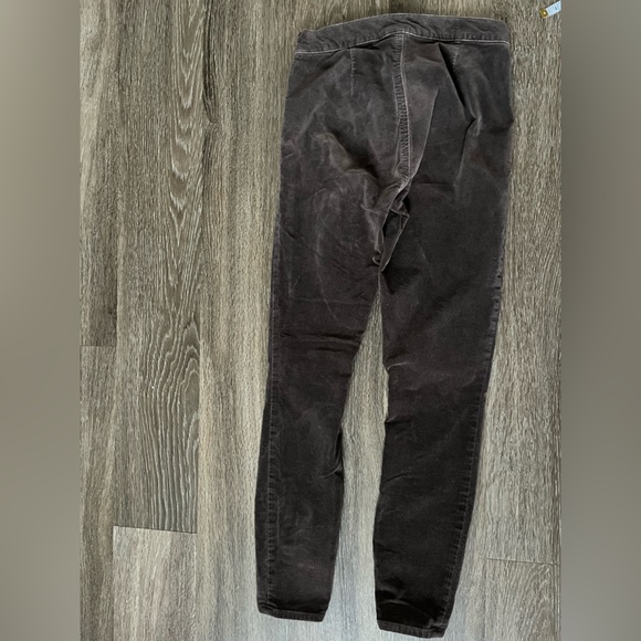 Gap size 26 green velvet legging pants - Picture 2 of 4